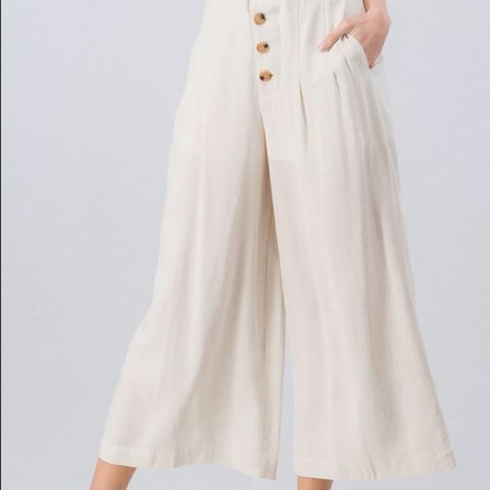 Perfect Lightweight Linen Wide Leg Pants